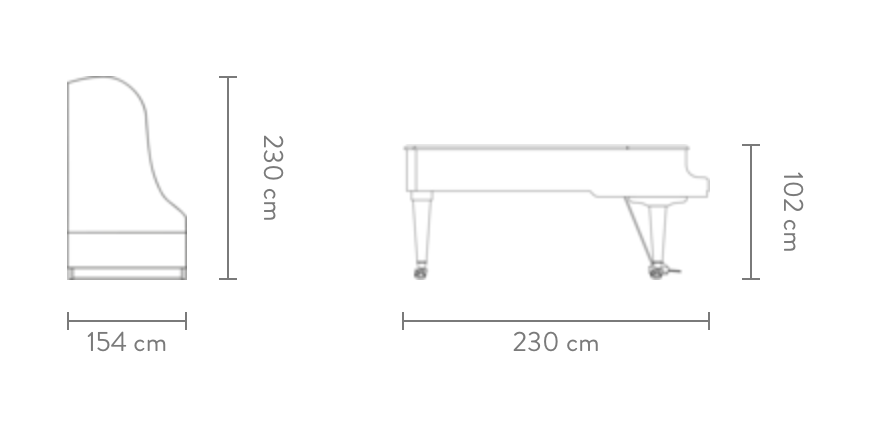 Bösendorfer Concert Grand 230VC - Image 1 - View 1