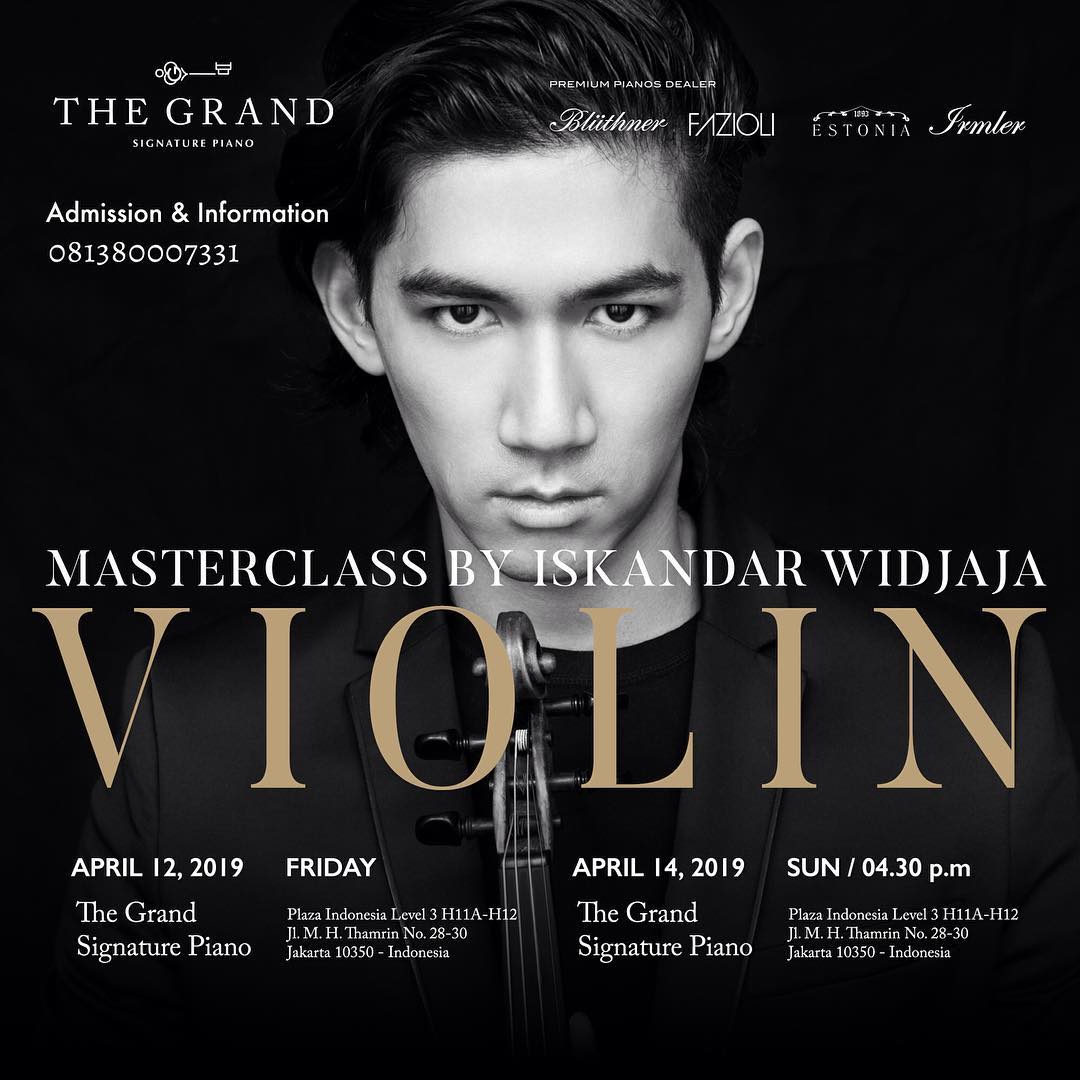 Masterclass by Iskandar Widjaja (Violin)