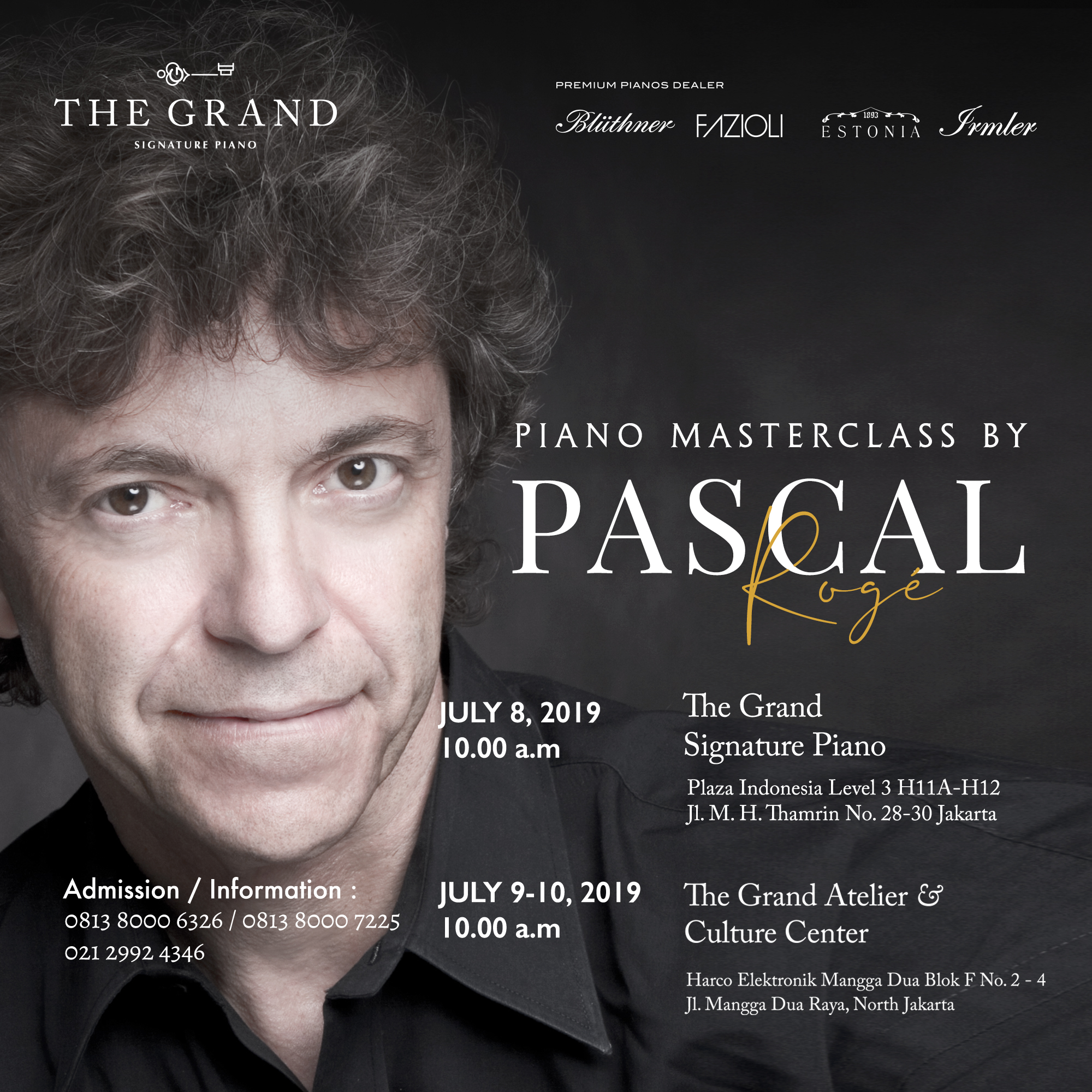Piano Masterclass by Pascal Roque
